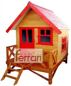 Casita Infantil MODELO EME UNO  Maderas Ferrari Promo