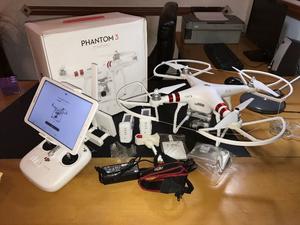 Drone phantom 3 nuevo + accesorios