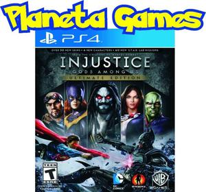 Injustice Ultimate Edition Playstation Ps4 Nuevos Caja
