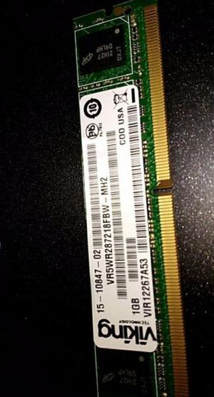 Memorias SDRAM 1 GB DDR2 PC para Servidores - 244 Pines