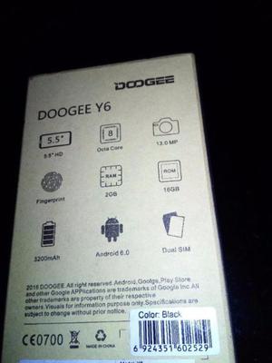 Oportunidad Doogee Y6 Dual Sim-Libre Nuevo