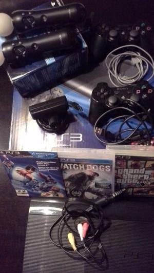 Play playStation Ps3 dual shock+ move+juegos original!