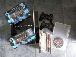 Playstation 3 Fat Con Juegos y 4 controles