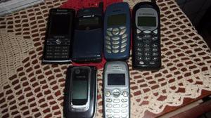 celulares antiguos c/u 350.-