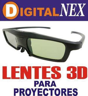 lentes 3d dlp link para proyectores 3d ready activos usb