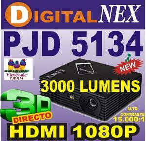 proyector viewsonic pjd lum-hdmi p 3d directo