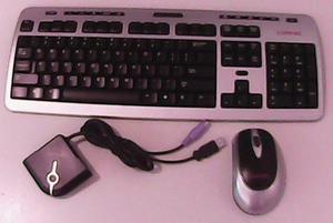 teclado y mause inalámbrico marca compaq modelo cpq175kb