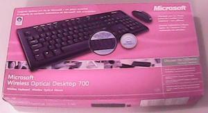 teclado y mause inalámbricos microsoft wireless optical