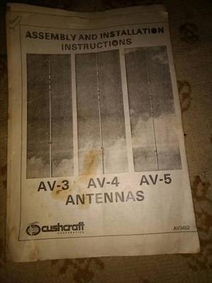 Antena Vertical Hf Cushcraff Av5