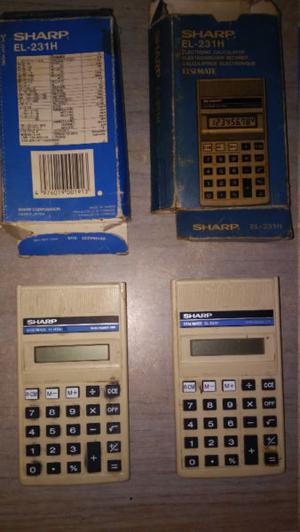 Antigua calculadora SHARP EL231H