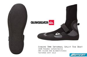 Botas de Neo - Quiksilver Syncro 3mm - Talle 9 - Nuevas
