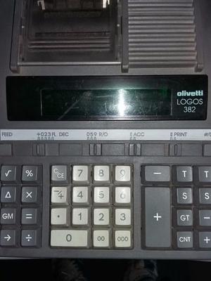 Calculadora Olivetti Modelo Nº 382 LOGO