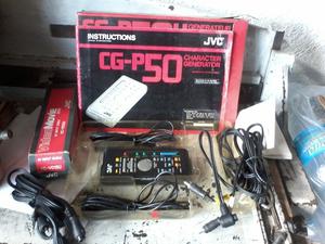 GENERADOR DE CARACTERES JVC CG-P50u