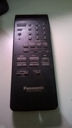 control remoto usado para vídeo grabador panasonic