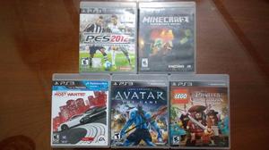 Juegos PS3 Avatar PES  Minecraft Need for speed Lego