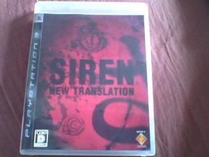 PS3 SIREN NEW TRANSLATION ORIGINAL RAREZA !!!!