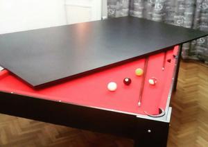 mesa de comedor, pool y ping pong usada