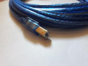 Cable impresora ficha A/B 5metros