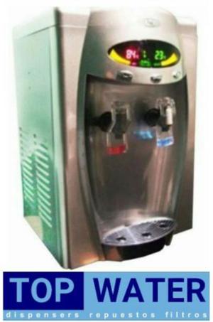 Dispenser de agua caliente y fria digital compacto a red con