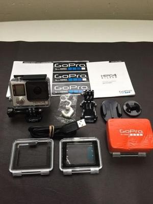 Gopro Hero 4 Silver Sd 32gb 4k Touch Lcd Muchos Accesorios