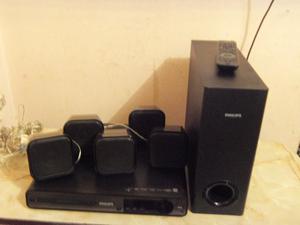 Home Theater Philips, usb, mp3, radio, control, impecable
