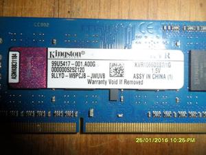 MEMORIA RAM MARCA KINGSTON 1GB