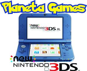 New Nintendo 3ds XL Edicion Metallic Blue Nuevas Caja