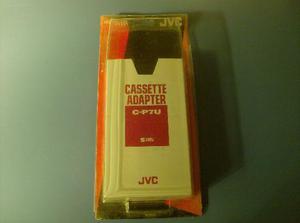 cassette adaptador vhs video jvc nuevoooo
