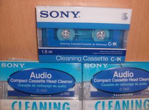 limpia cabezal cassette audio sony nuevo