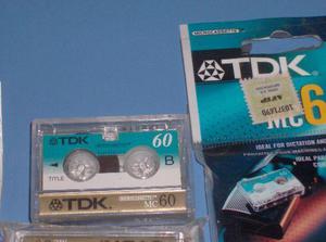 micro cassette tdk 60 minutos nuevos