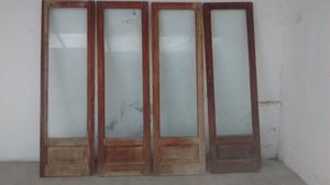 puerta ventana con vidrio de 4 hojas