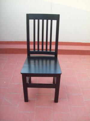 sillas de madera