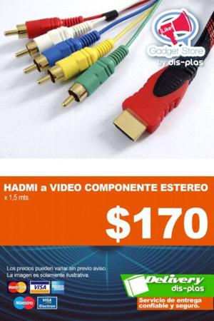 CABLE HDMI A VIDEO COMPONENTE