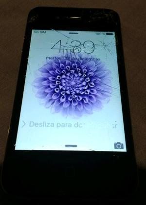 Iphone 4s. 64 gb. Movistar. Pantalla astillada