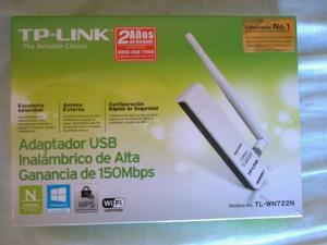 TP LINK Antena WiFi USB TL-WN722N