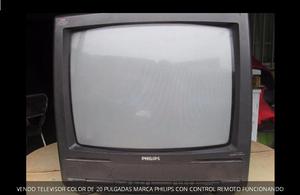 VENDO TELEVISOR COLOR DE 20 PULGADAS MARCA PHILIPS CON