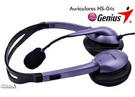 auricular vincha c/microfono rebatible genius hs-04s