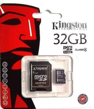 memoria kingston 32gb sd micro sd - la plata