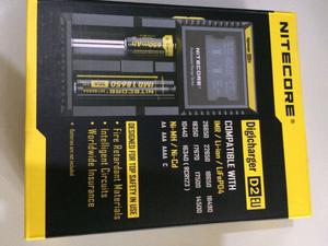 Cargador de baterías nitecore d2