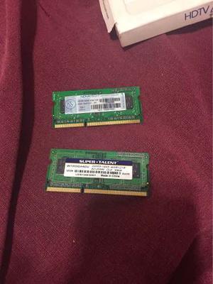 Combo Memoria Ram Notebook 4gb Ddr