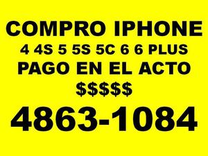 Compro iphones 5 6 y 7 pago efectivo en el acto llamar