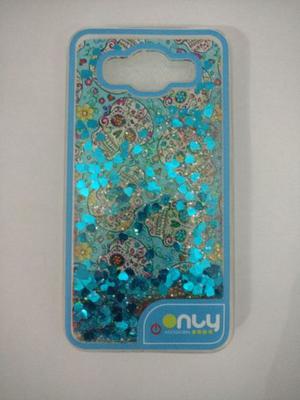 Funda TPU Glitter Con Diseño Samsung Galaxy J7