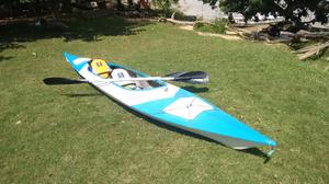 Kayak Doble Abierto Baum (USADO) con palas y chalecos