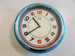 Reloj De Pared Retro Segundero Silencioso