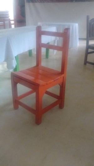 Vendo sillas de madera impecable