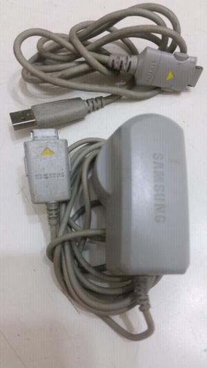 Cargador original Samsung más cable USB p/E116 o F250