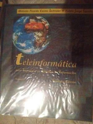 Lote De Los 2 Volúmenes Del Libro Teleinformatica Para...