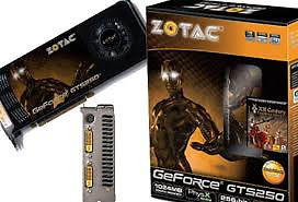 placa de video gamer ZOTAC -GTS250""" DE 256 BITS en caja