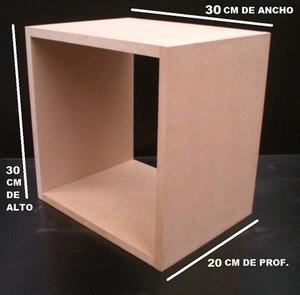 10 CUBOS APILABLES EN FIBROFACIL (NUEVOS) - VER DENTRO