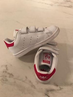 Adidas Stan Smith Zapatillas Talle 24 Europa Blancas Rojas